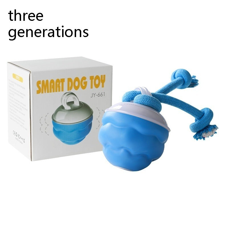 Interactive Rolling Pet Ball Toy – USB Rechargeable Cat & Dog Play Ball